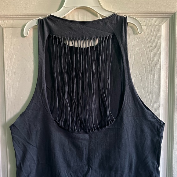 Blue/Gray Distressed Tank Top - Picture 8 of 11